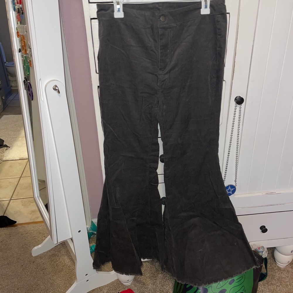 Corduroy flare pants